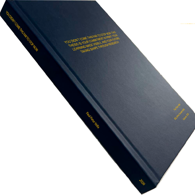 MCAST Thesis Printing & Hard Cover Binding